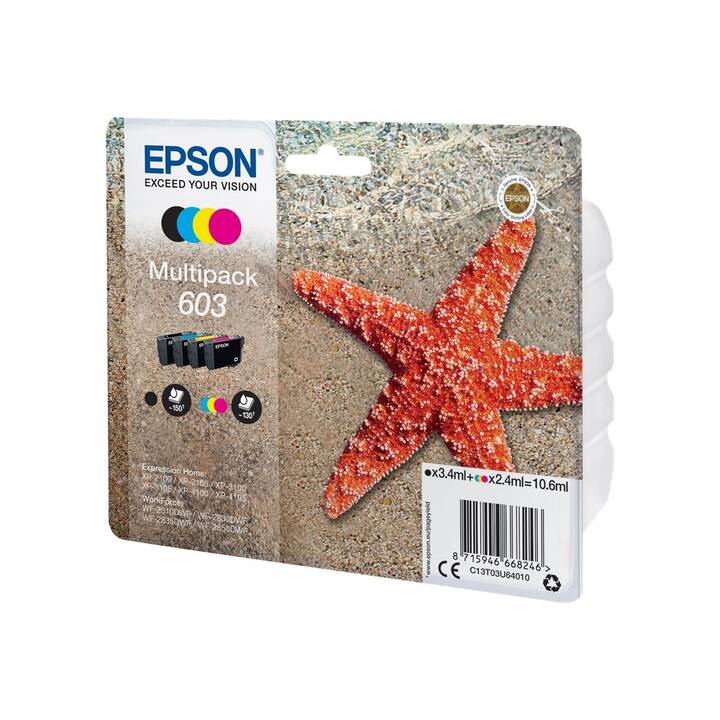 EPSON C13T03U64020 (Jaune, Noir, Magenta, Cyan, Multipack)
