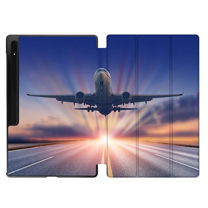 EG coque pour Samsung Galaxy Tab S8 Ultra 14.6" (2022) - Bleu - Avion