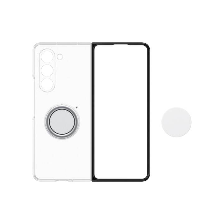 SAMSUNG Backcover avec anneau Gadget (Galaxy Z Fold 5, transparente)