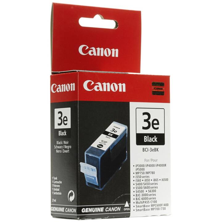 CANON BCI-3eBK (Noir, 1 pièce)