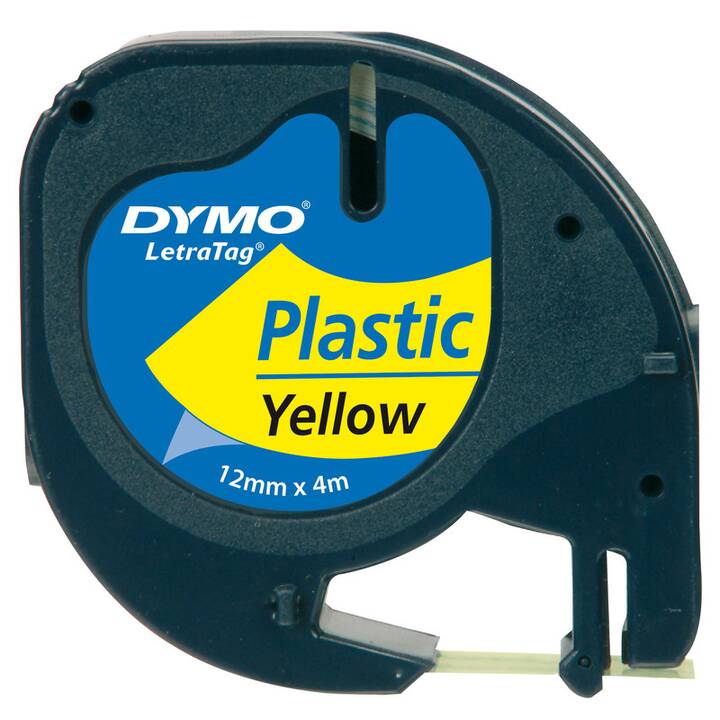 DYMO S0721620 Nastro delle scritture (Nero / Giallo, 12 mm)