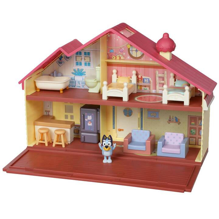 MOOSE Bluey's Family Home Casa delle bambole (Multicolore)