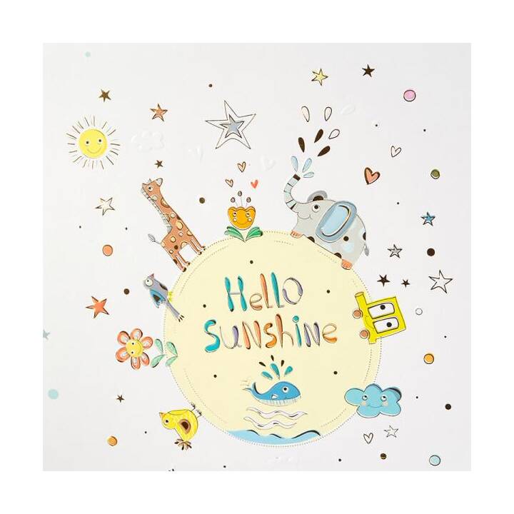 GOLDBUCH Babyalbum Hello Sunshine (Tier, Mehrfarbig)