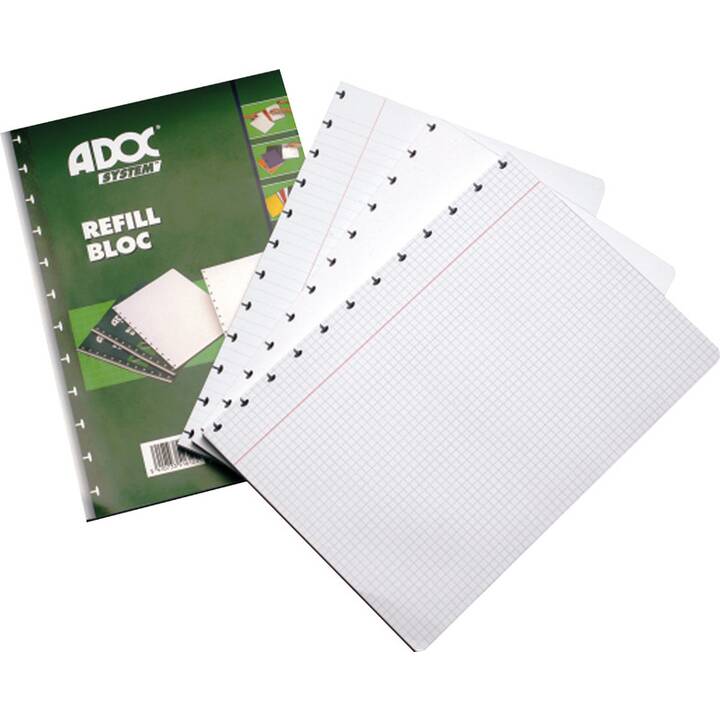 ADOC Papier de remplacement Pap-Ex (A5, Quadrillé, 1 pièce)