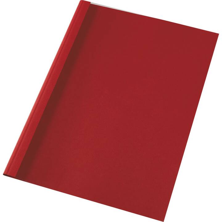 GBC Couverture de reliure thermique LinenWeave (Transparent, Rouge)