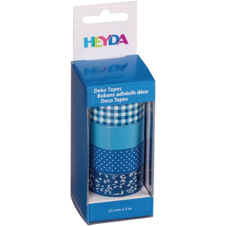 HEYDA Washi Tape Set (Blu, 5 m)