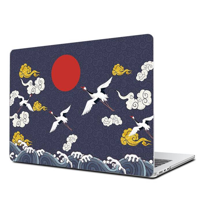 EG Hardcase (MacBook Air 13" M3 2024, Vögel, Blau)