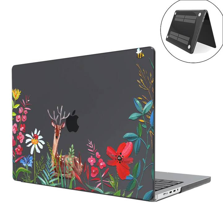 EG coque pour MacBook Pro 14" (Puce M1) (2021) - vert - animal