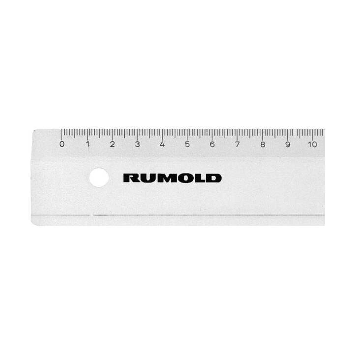 RUMOLD Règle (30 cm, Transparent)