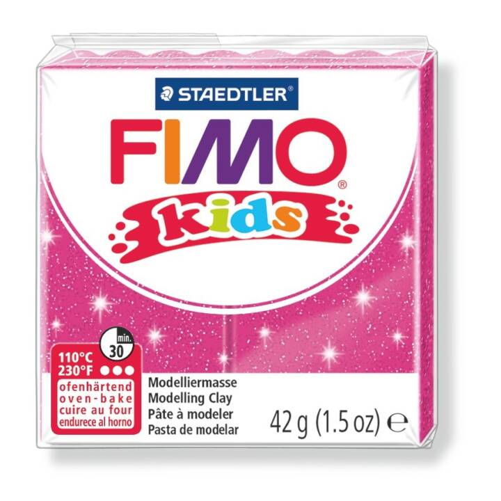 FIMO Pâte à modeler Kids (42 g, Pink)