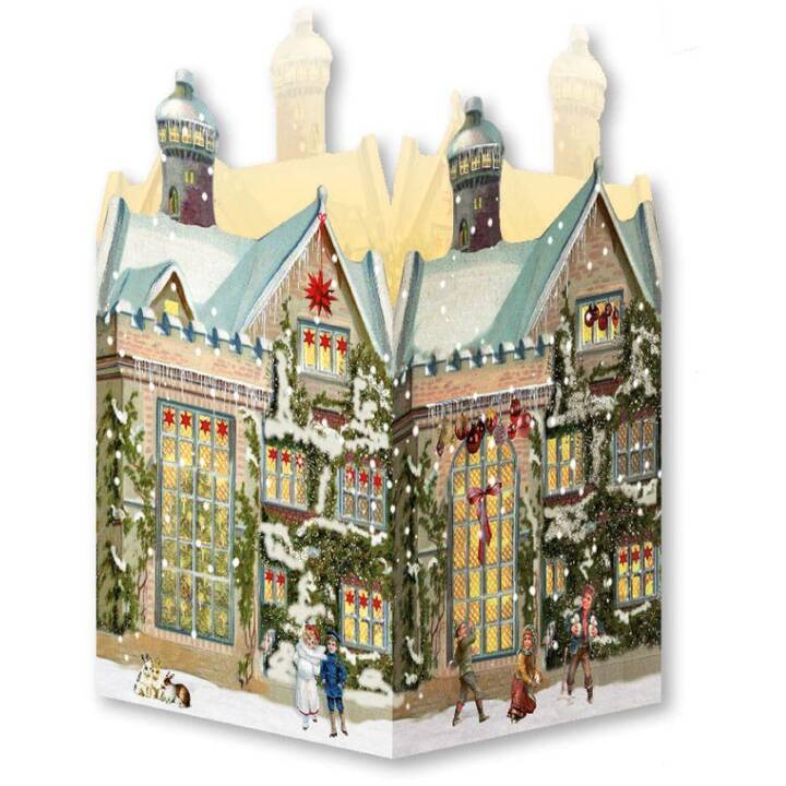 Alison Gardiner Coppenrath Adventskalender – Faltbare Karte Für Den Weihnachtsbaum, 33x11,5 Cm Aufgeklappt