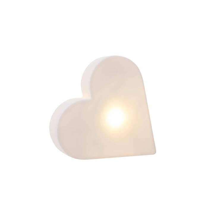 8 SEASONS DESIGN Lumière d'ambiance Shining Heart Micro XS (Blanc, 0.5 W)