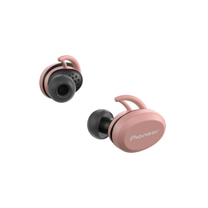 PIONEER SE-E8TW-P (In-Ear, Bluetooth 4.2, Schwarz, Pink)