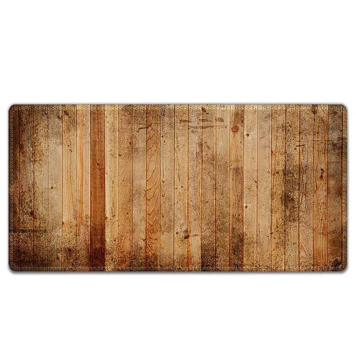 EG grand tapis de souris repose-poignet clavier - bois