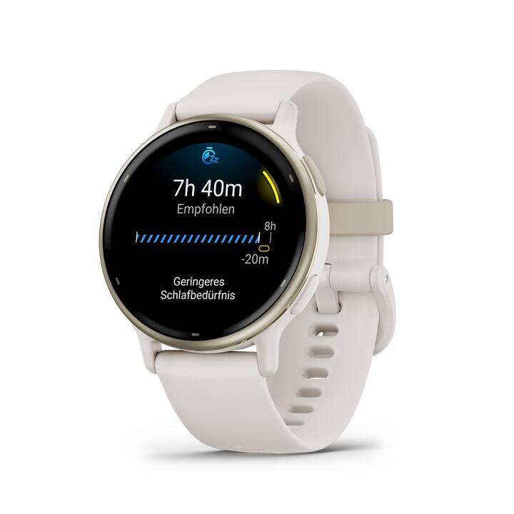 GARMIN Vívoactive 5 (42.2 mm, Taille unique, Or crème, Silicone)