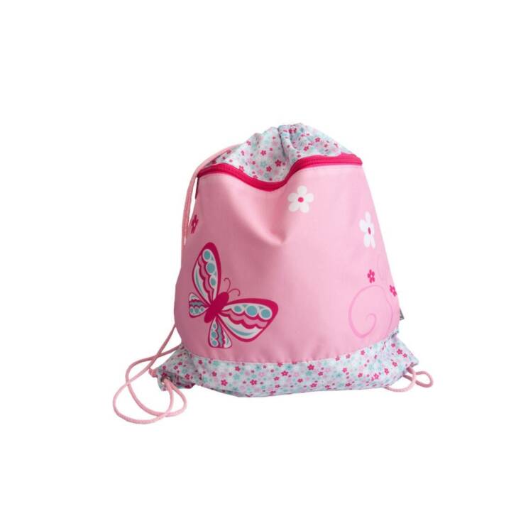 FUNKI Turnsack Butterfly (Pink, Rosa, Weiss)