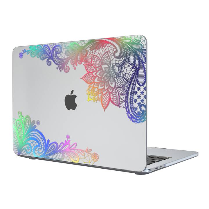 EG coque arrière pour MacBook Pro 13" (2020) - mandala - Couleur irisée