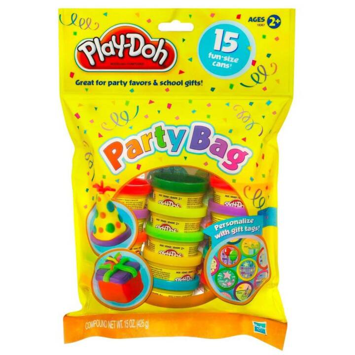 PLAY-DOH Pâte pour enfants Party Bag (15x, Multicolore)