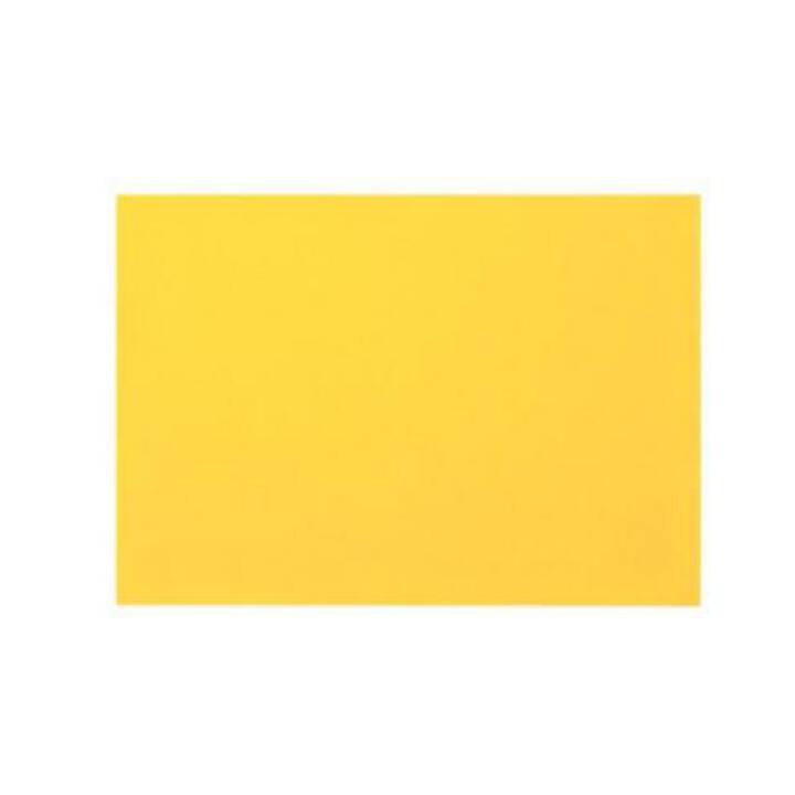 BIELLA Karteikarten (A6, Gelb, Blanko, 100 Stück)