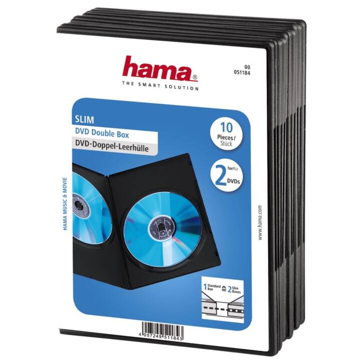 HAMA Sachet de rangement Slim (DVD)