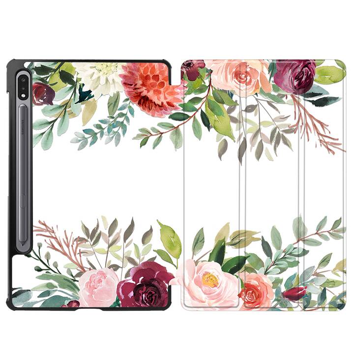 EG Hülle für Samsung Galaxy Tab S7 11" (2020) - Blumen