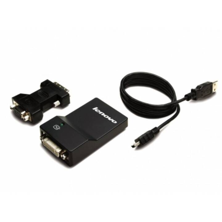 LENOVO Adattatore (Presa DVI, Presa VGA, Spina USB 3.0 di tipo A)