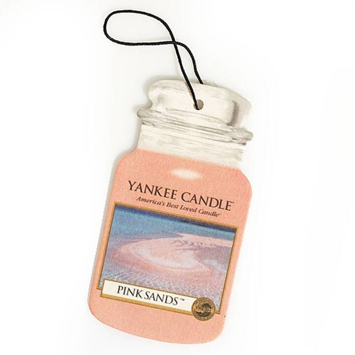YANKEE CANDLE Deodoranti auto Pink Sands (Melon, Musc, Vanille, Fruité, Fleuri, Agrume, Baies,  Tterreux)