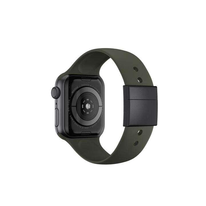 XMOUNT Cinturini (Apple Watch 45 mm / 42 mm, Nero, Verde)