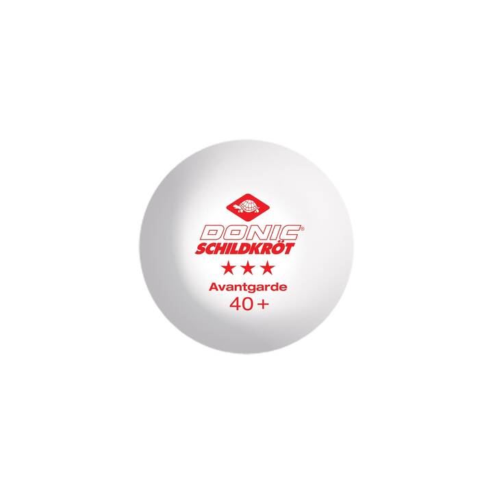 DONIC SCHILDKRÖT Balles de ping-pong Avantgarde 3-Star (6 x)