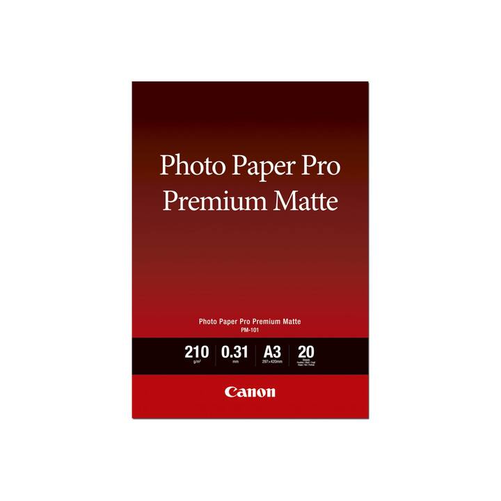 CANON Pro Premium Carta fotografica (20 foglio, A3, 210 g/m2)