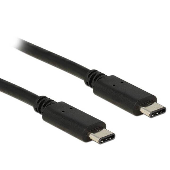 DELOCK Câble USB (USB 2.0 de type C, USB 2.0 de type C, 0.5 m)