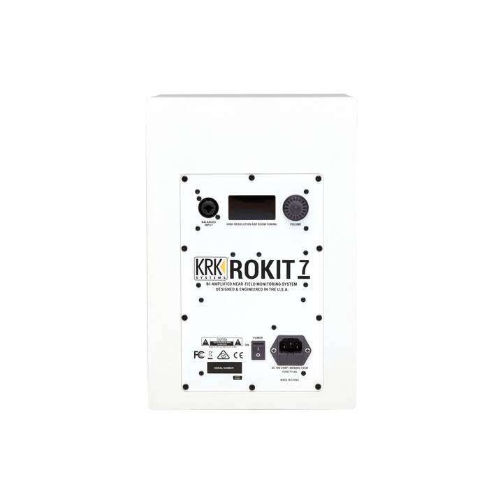 KRK Rokit RP7 G4 (55 W, Aktiv-Lautsprecher, Weiss)