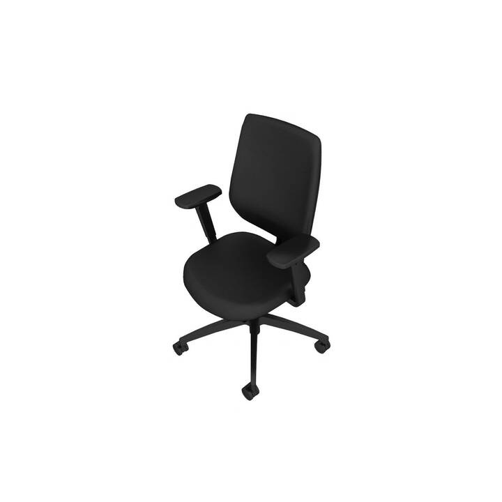 DAUPHIN Speed-O Fauteuil de bureau piovant (Noir)