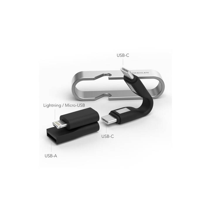 VONMÄHLEN High Six Kabel (USB C, USB 2.0, 0.061 m)