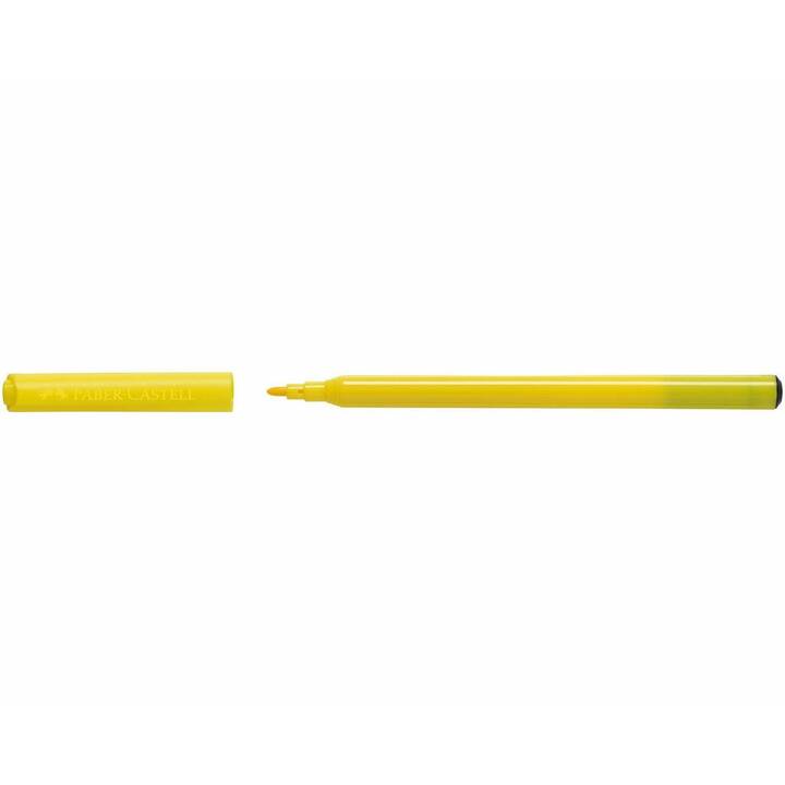FABER-CASTELL Crayon feutre (Multicolore, 12 pièce)