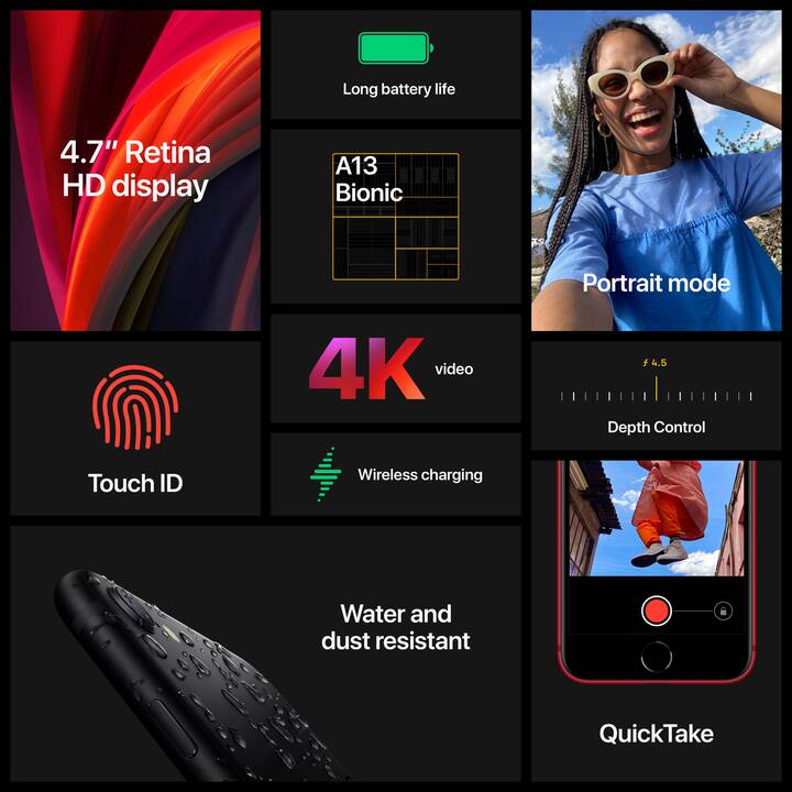 iphone se 2020 128 gb schwarz