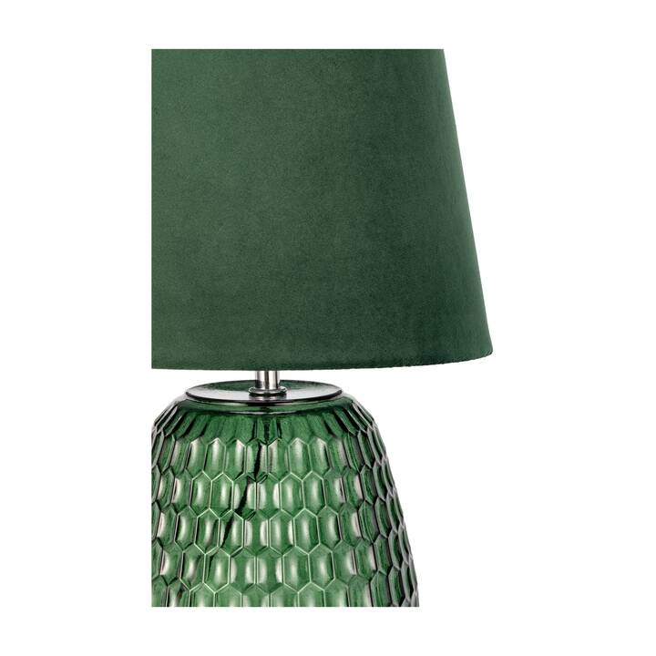 PAULEEN Lampada da tavolo Crystal Velours (Verde)