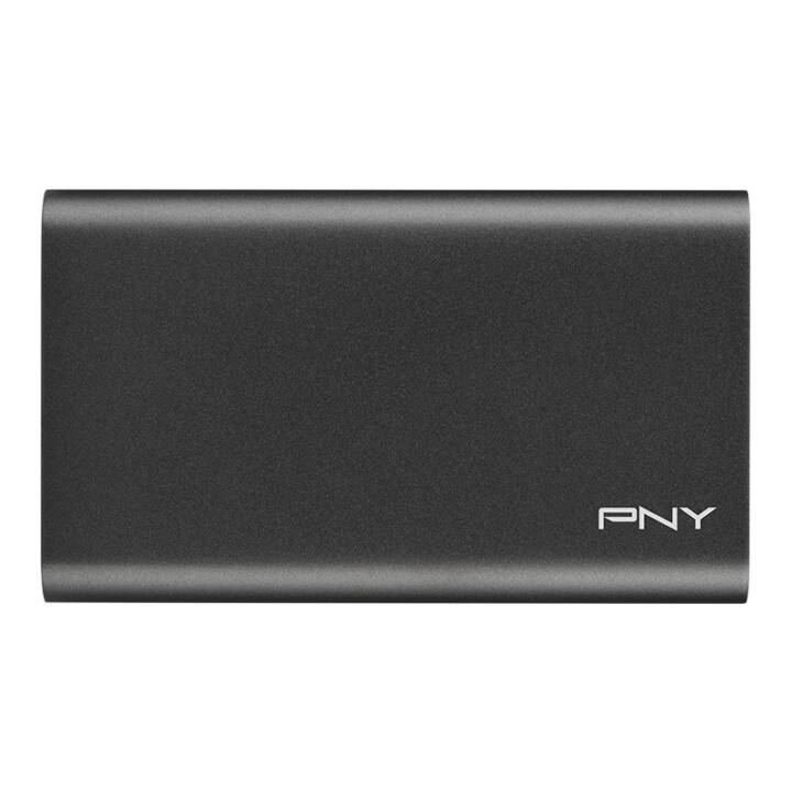PNY TECHNOLOGIES Elite (USB Typ-A, 480 GB, Schwarz)