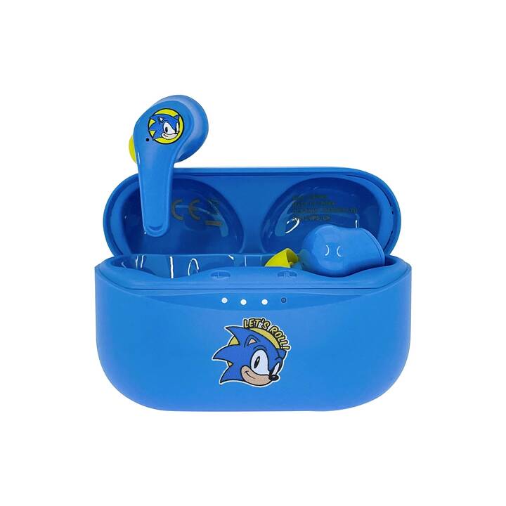OTL TECHNOLOGIES Sonic the Hedgehog Cuffie per bambini (In-Ear, Bluetooth 5.0, Blu chiaro)