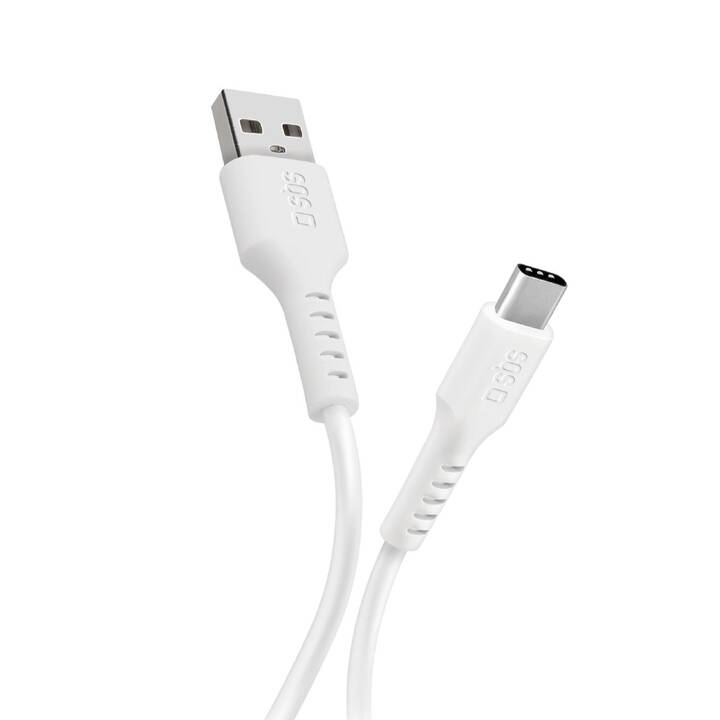 SBS Kabel (USB A, USB C, 1 m)