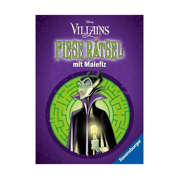 Ravensburger Disney Villains: Fiese Rätsel mit Maleficent - Knifflige Rätsel für kluge Köpfe ab 9 Jahren