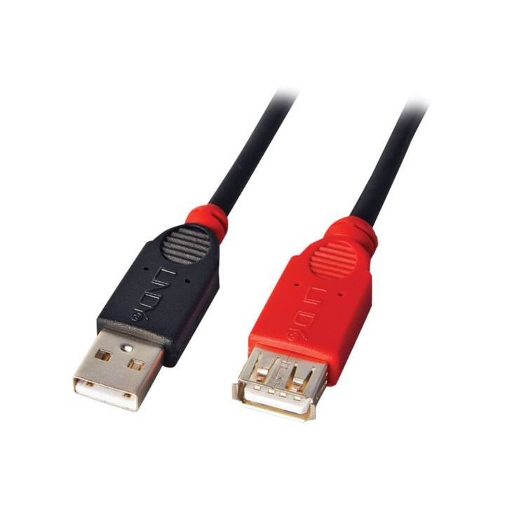 LINDY USB-Kabel (USB 2.0 Typ-A, USB 2.0 Typ-A, 5 m)