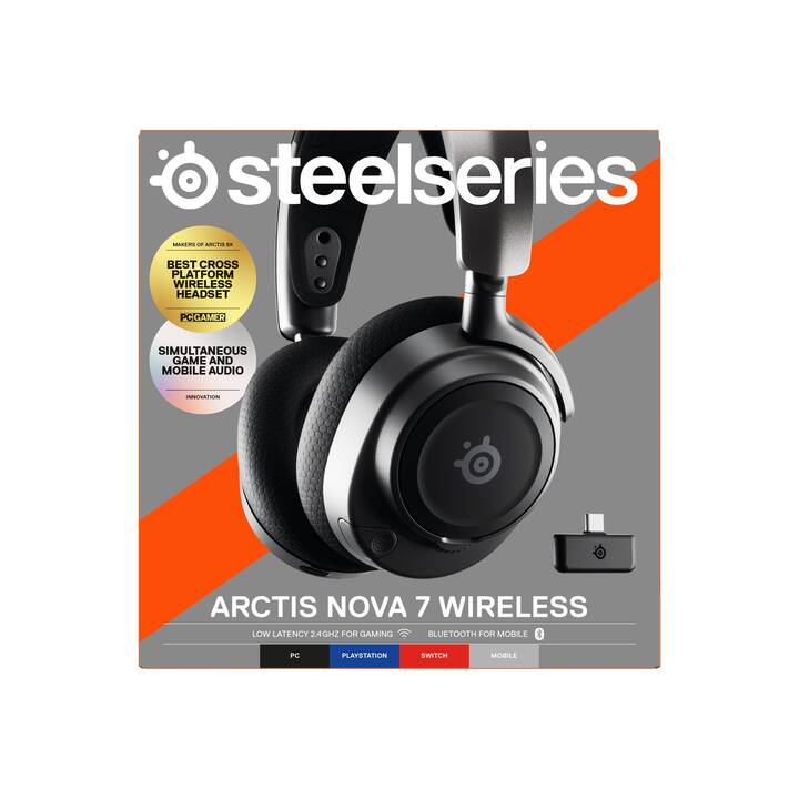 STEELSERIES Casque micro de jeu Arctis Nova 7 (Over-Ear)