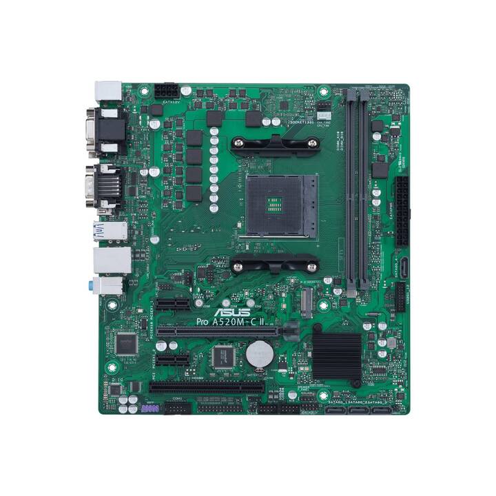 ASUS Pro A520M-C II/CSM (AM4, AMD A520, Micro ATX)