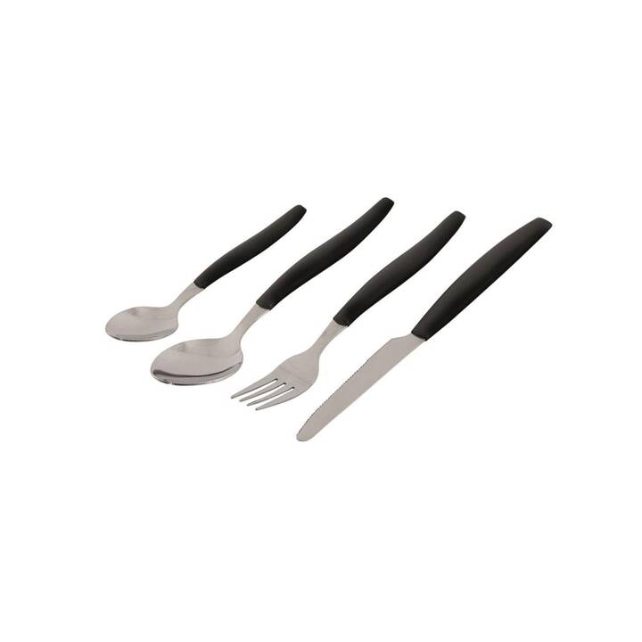 OUTWELL Couverts outdoor Cutlery (Acier inox, Plastique, Noir, Argent)