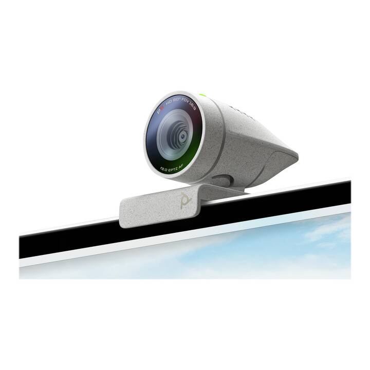 POLY Webcam (1920 x 1080, 1280 x 720, Silber)
