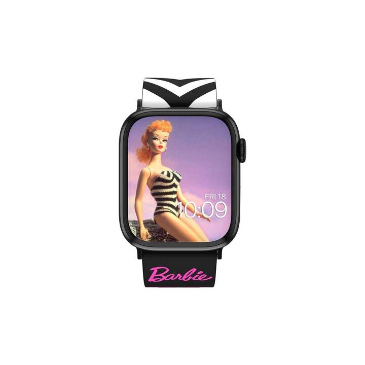 MOBY FOX Barbie 1959 Bracelet (Apple Watch Series 7 / Ultra / Series 2 / Series 5 / Series 8 / SE / Series 1 / Series 3 / Series 4 / Series 6, Noir, Pink, Blanc)