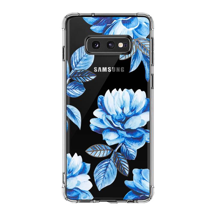EG coque pour Samsung Galaxy S10e 5.8" (2019) - transparente - fleurs