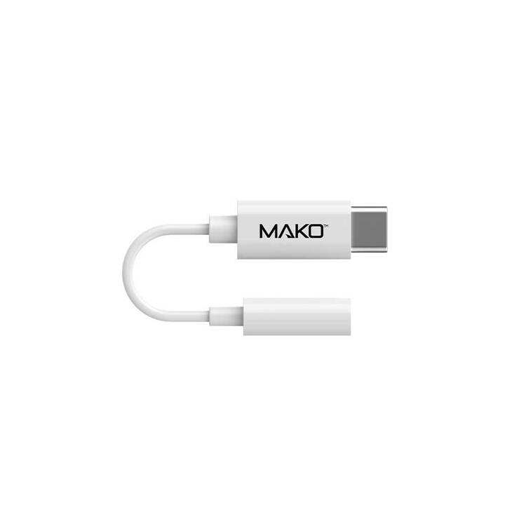 MAKO Adattatore (USB C, Jack 3.5 mm)