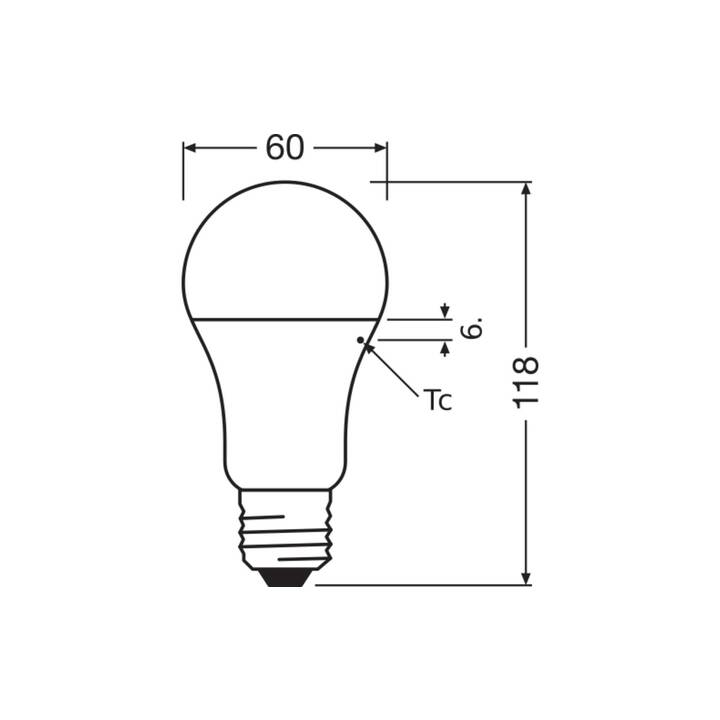 OSRAM Ampoule LED (E27, 10 W)